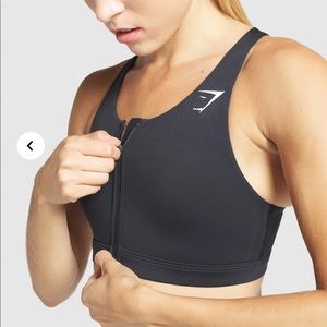 Gymshark Zip Up Sports Bra